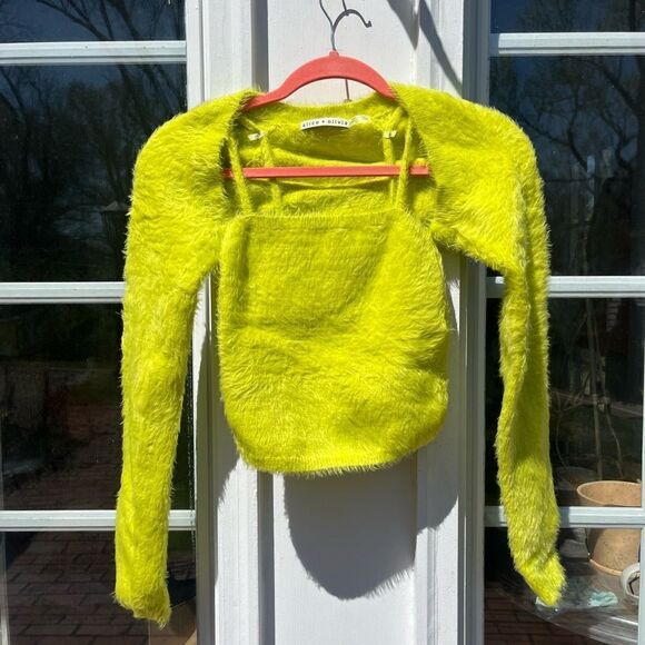 Alice and Olivia Luetta Sweater Shrug Set NWT - Picture 7 of 13